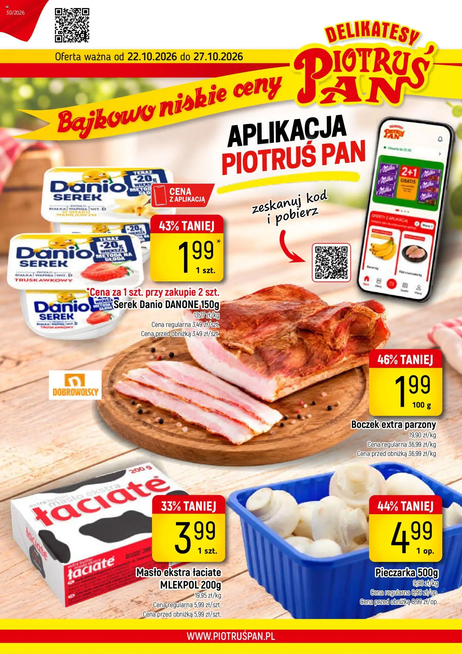Piotruś Pan gazetka - strona 1- ważny od 22.10.2026