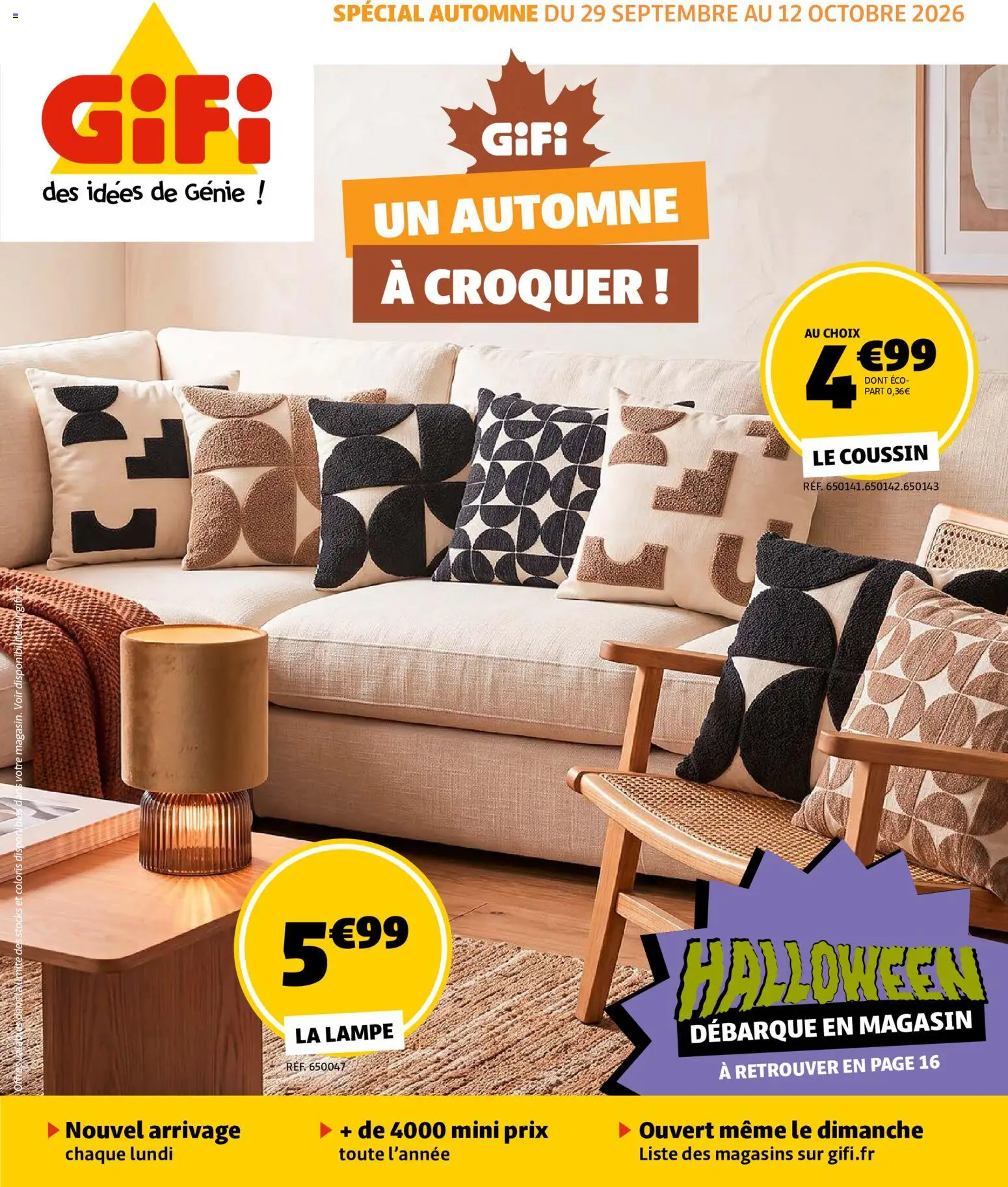 GiFi catalogue - page 1 - valable à partir du 29/09/2026