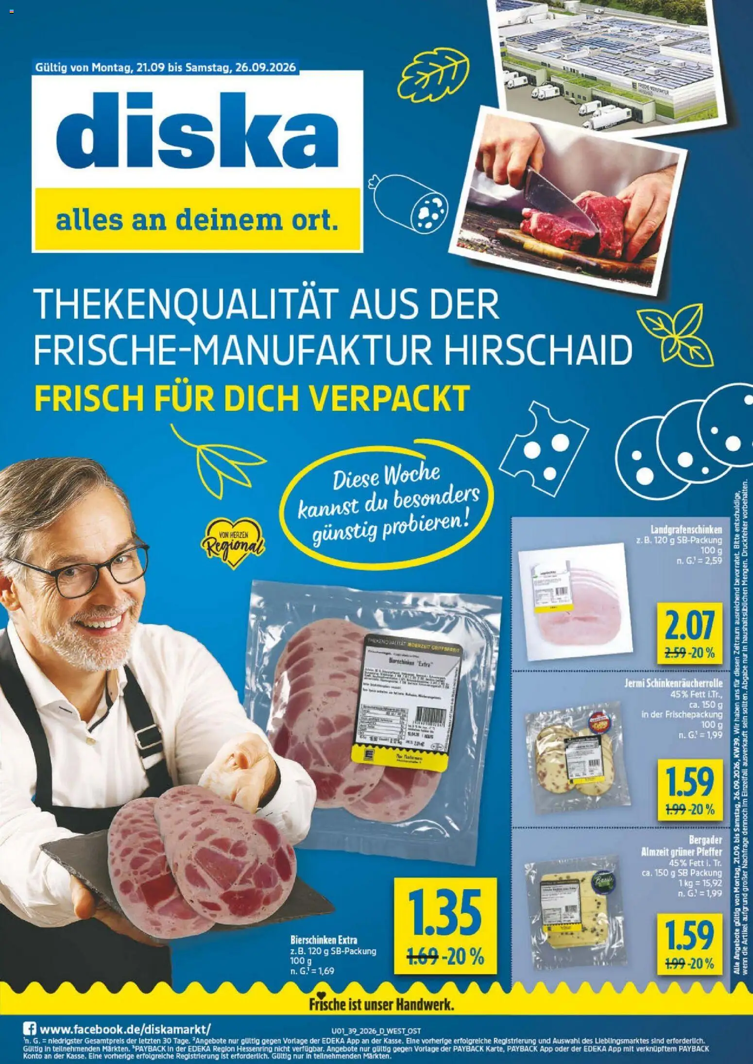 Diska Prospekt - Seite 1 - gültig ab 21.09.2026