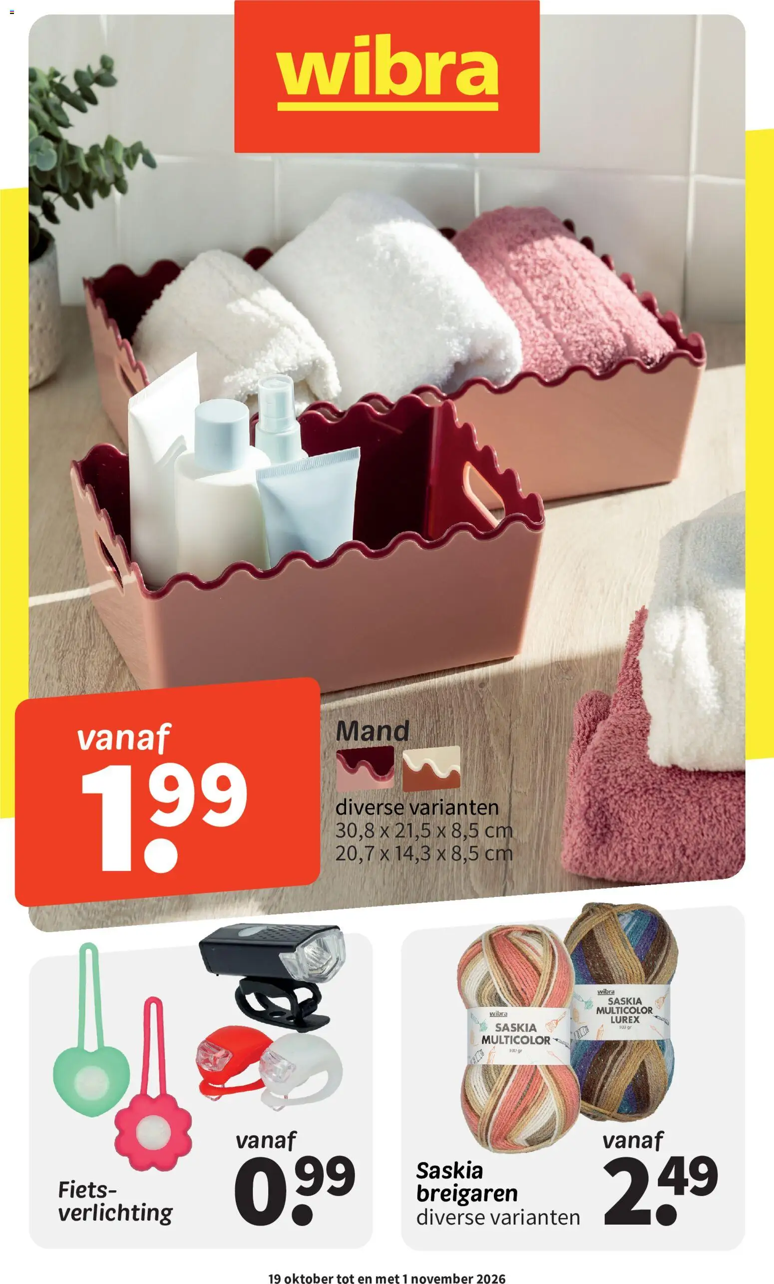 Wibra folder - pagina 1- geldig vanaf 19/10/2026