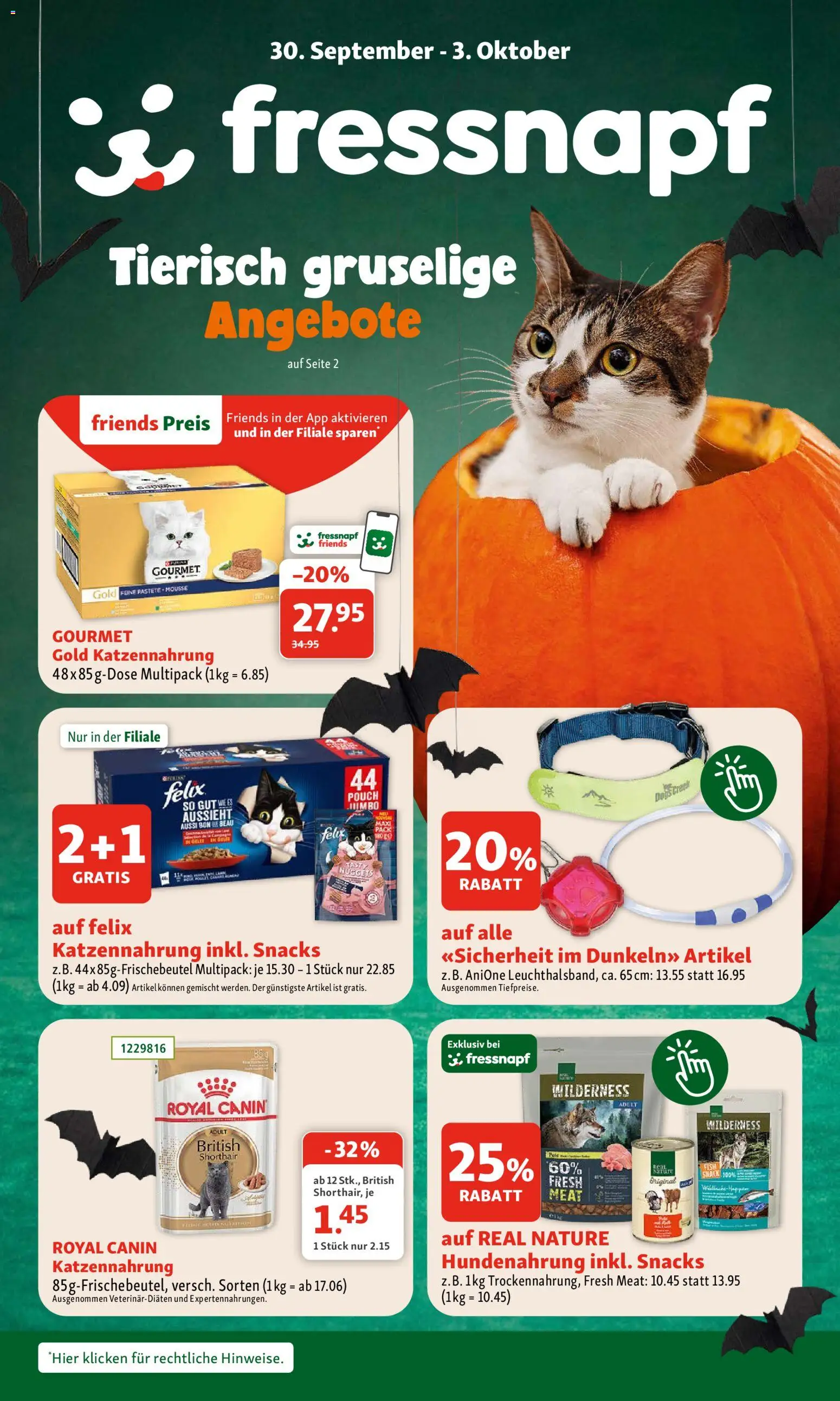 Fressnapf aktionen - Seite 1- gültig ab 30.09.2026