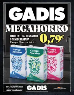 Vista previa del folleto Gadis - folleto válido desde 22/10/2026