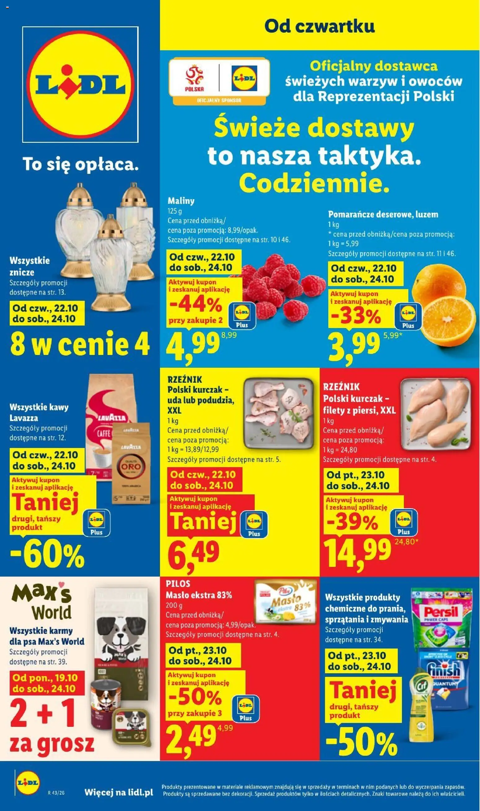 Lidl gazetka - strona 1- ważny od 22.10.2026