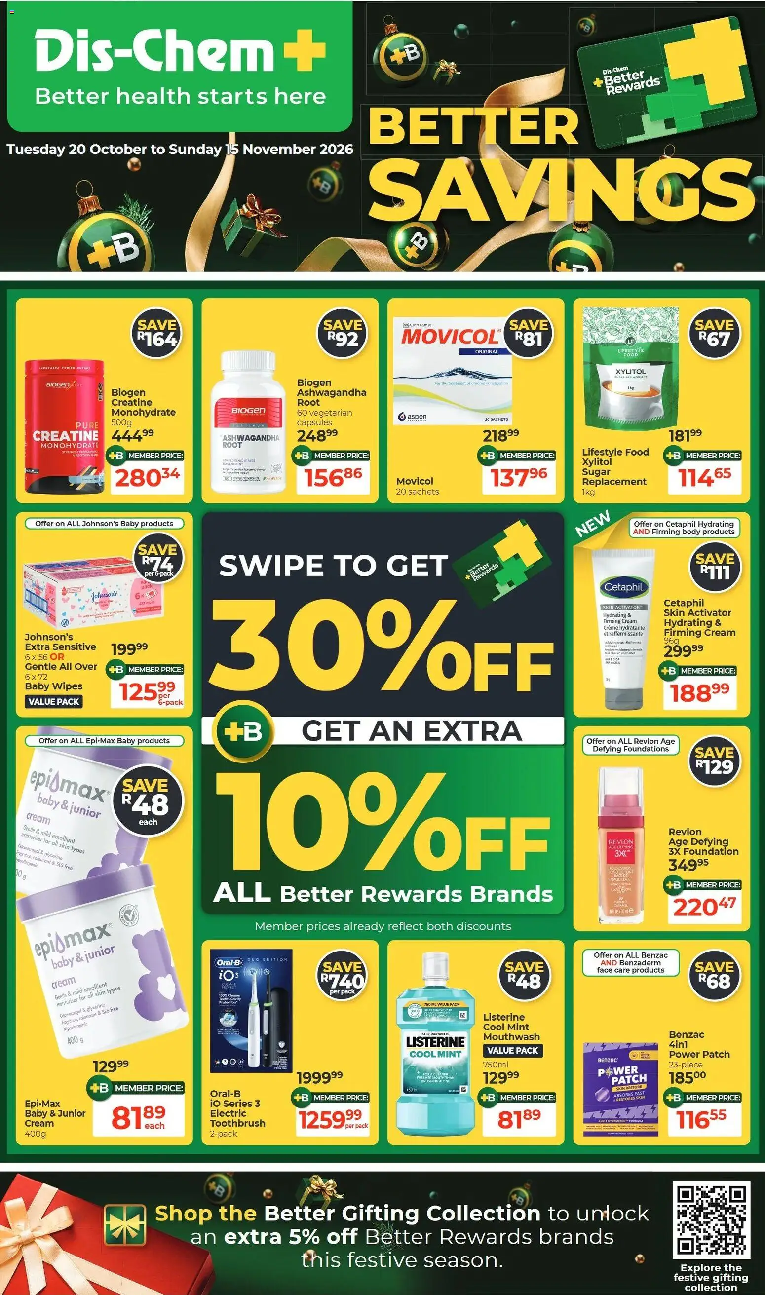Dis-Chem Specials - page 1- valid from 20/10/2026