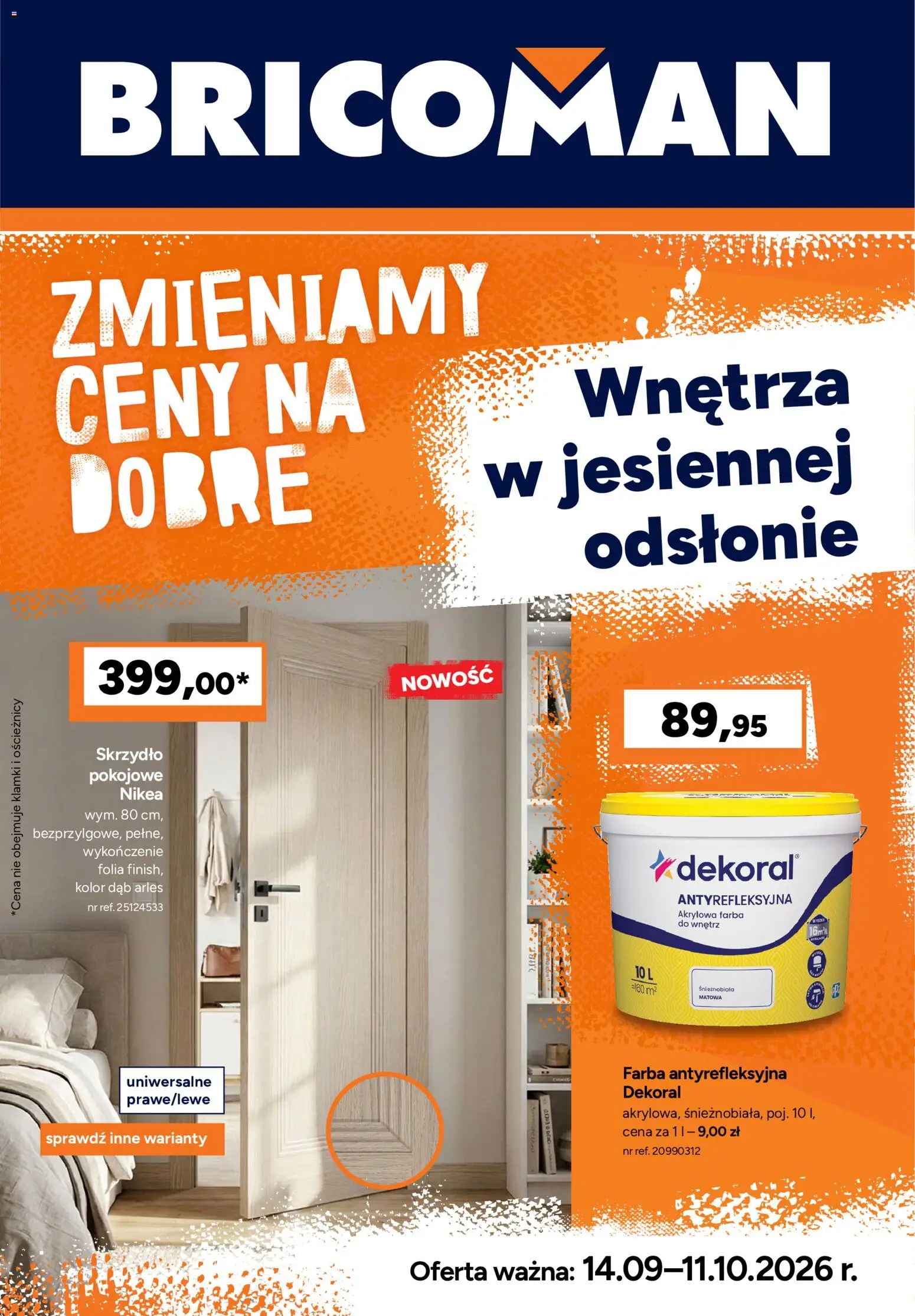 Bricoman gazetka - strona 1- ważny od 14.09.2026