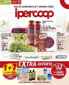 Anteprima Ipercoop volantino valida dal 24/09/2026