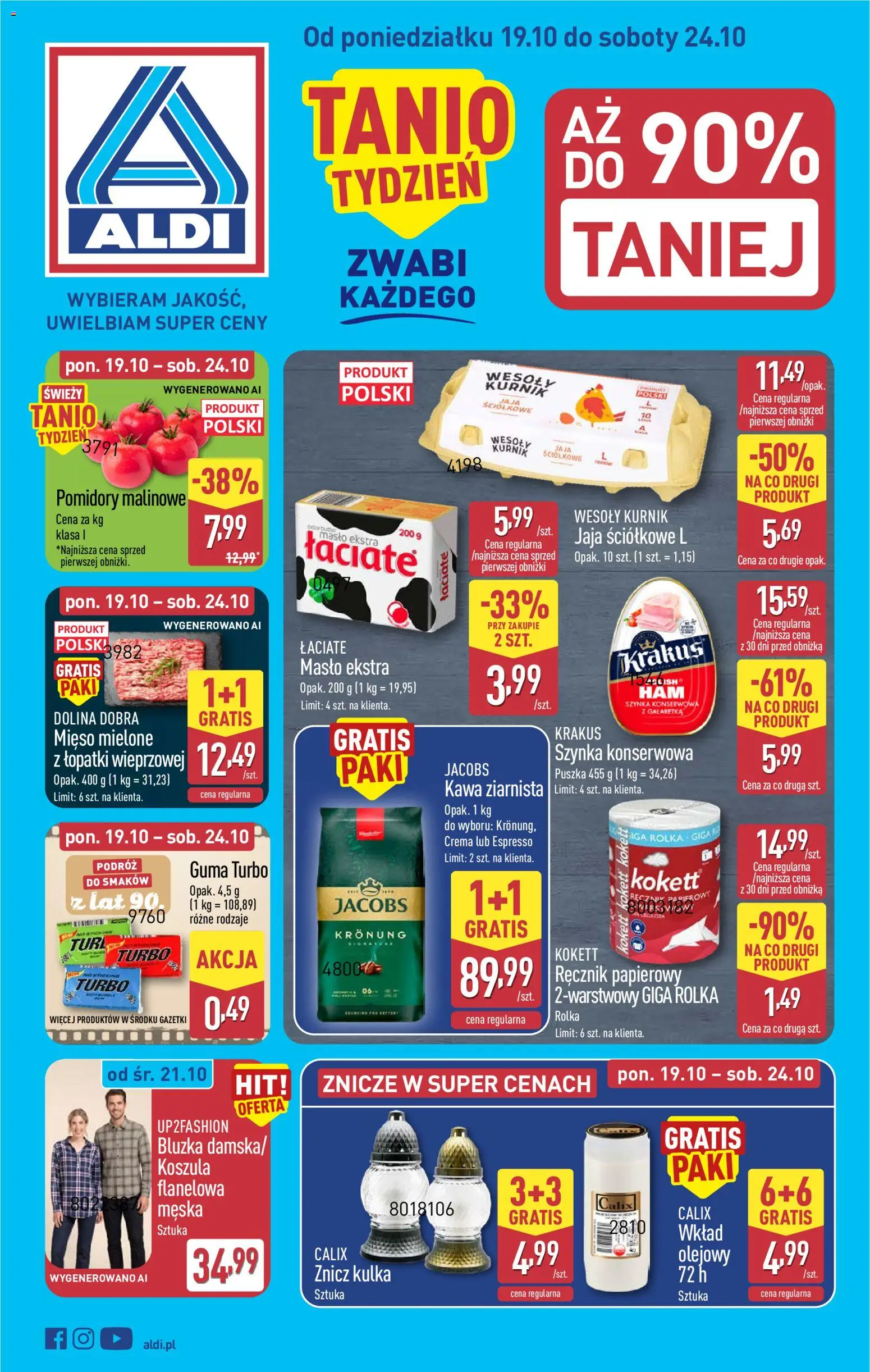 Aldi gazetka - strona 1- ważny od 19.10.2026