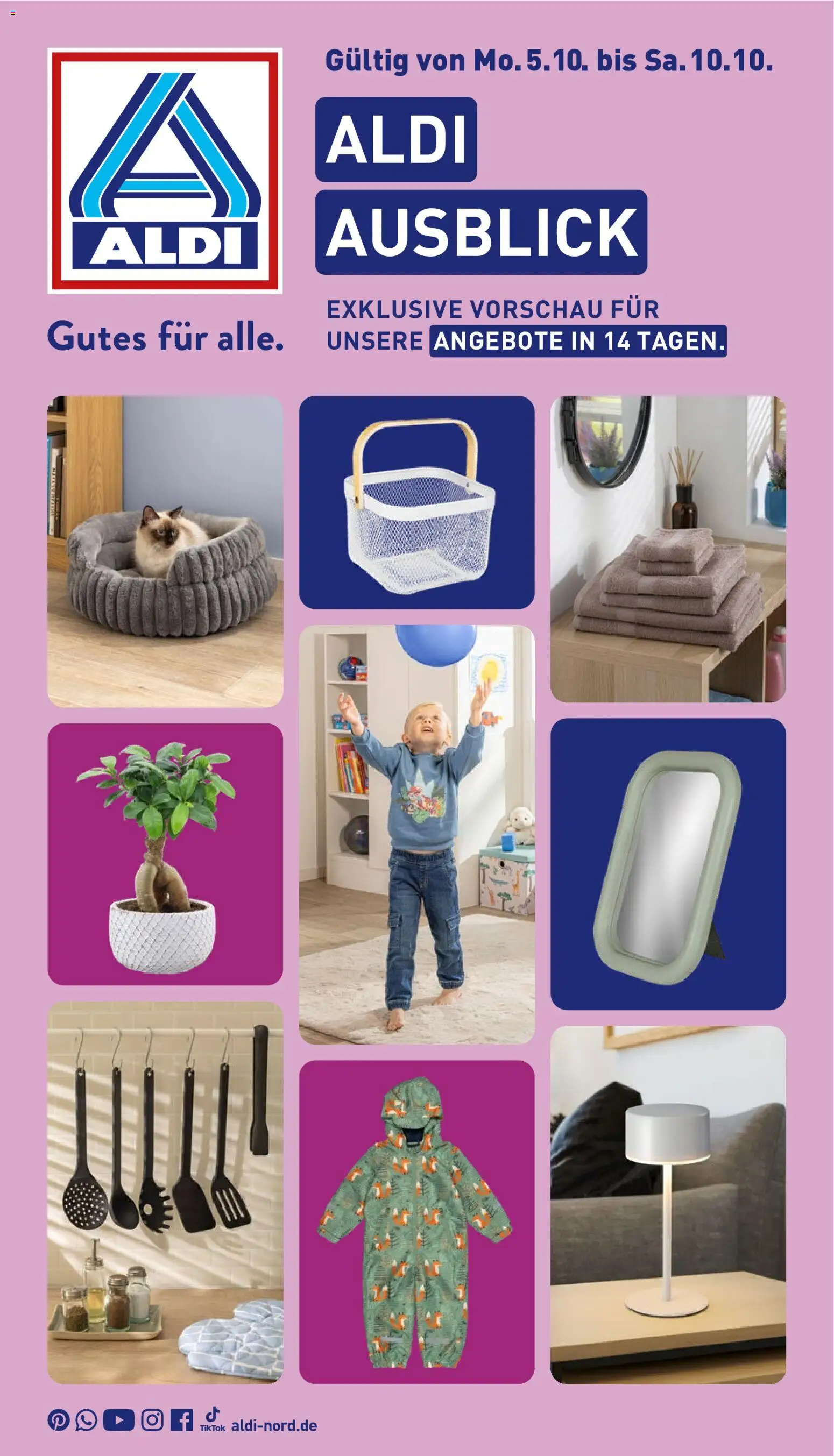 Aldi Prospekt - Seite 1 - gültig ab 05.10.2026