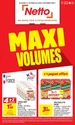 Aperçu Netto catalogue valable à partir du 27/10/2026