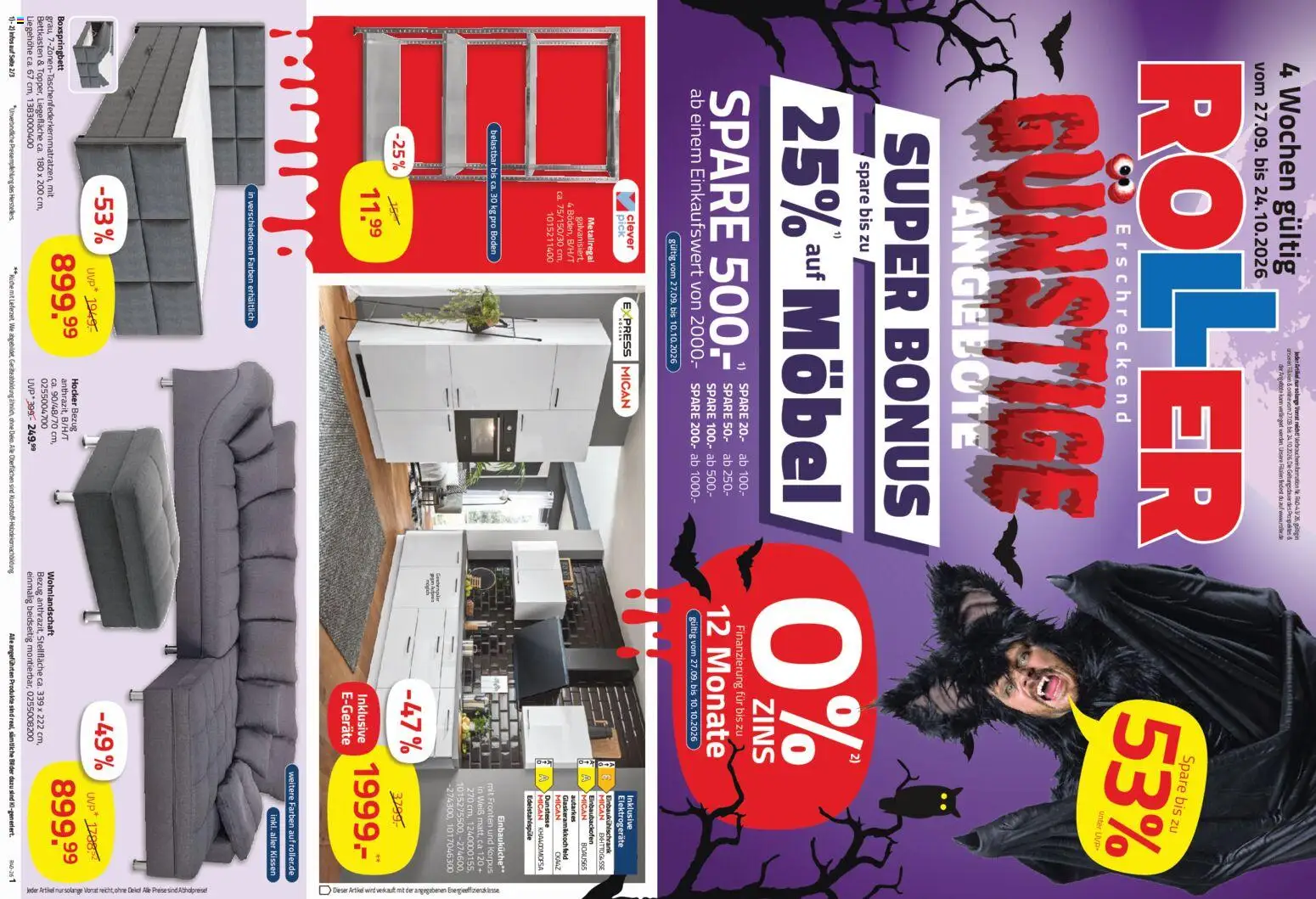 Roller Prospekt - Seite 1 - gültig ab 27.09.2026