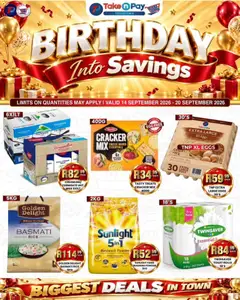 Preview Take n Pay Specials valid from 14/09/2026
