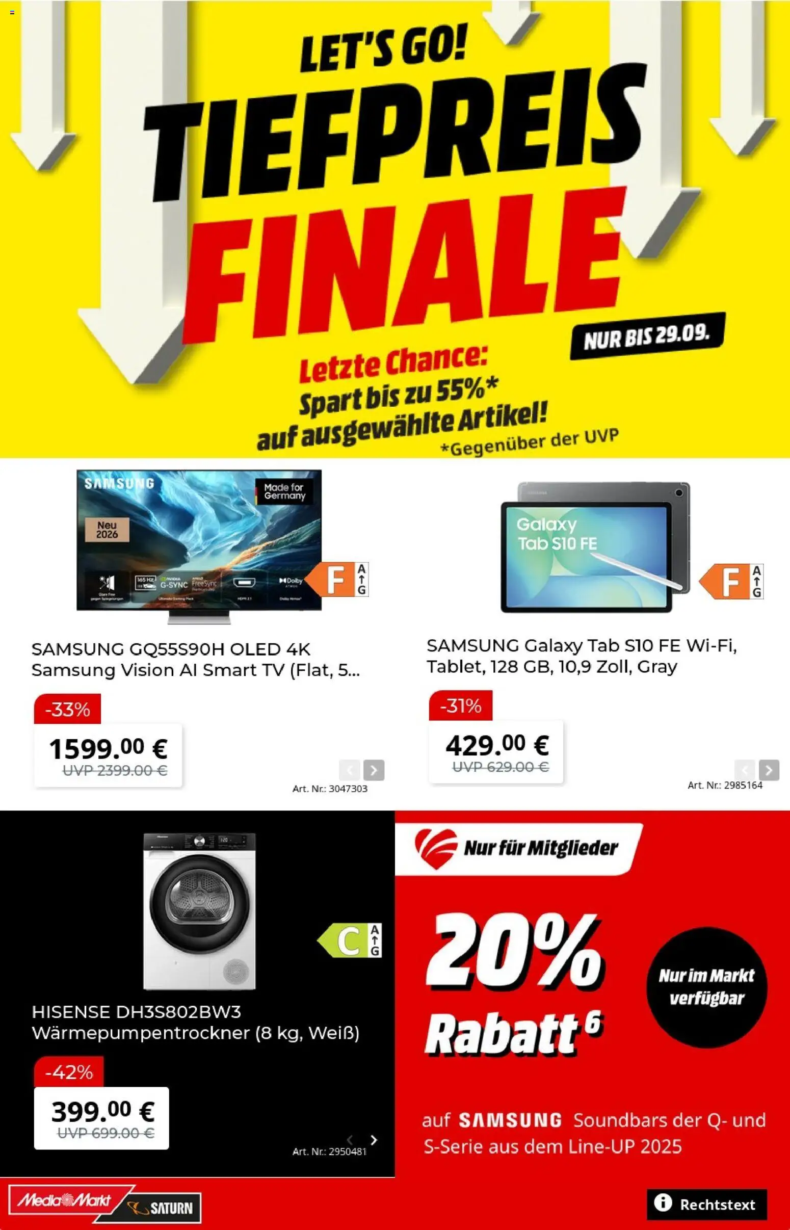 Media Markt Prospekt - Seite 1 - gültig ab 21.09.2026