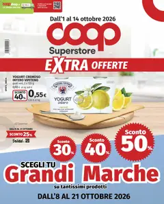 Anteprima COOP volantino valida dal 01/10/2026