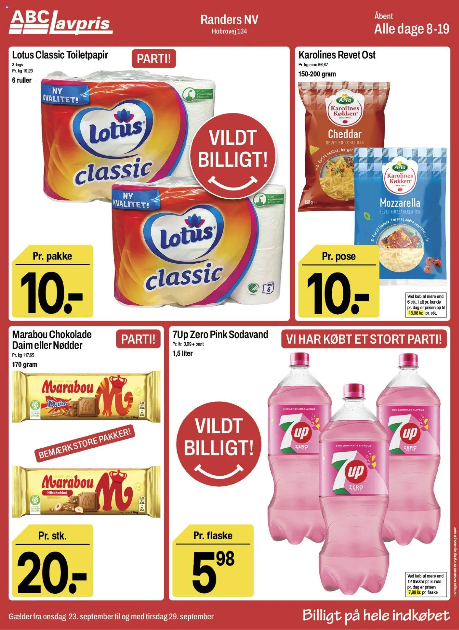 Abc Lavpris - Tilbudsavis - side 1- gyldig fra 23/09/2026