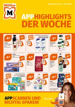 Vorschau Müller aktionen App Highlights der Woche gültig ab 22.10.2026