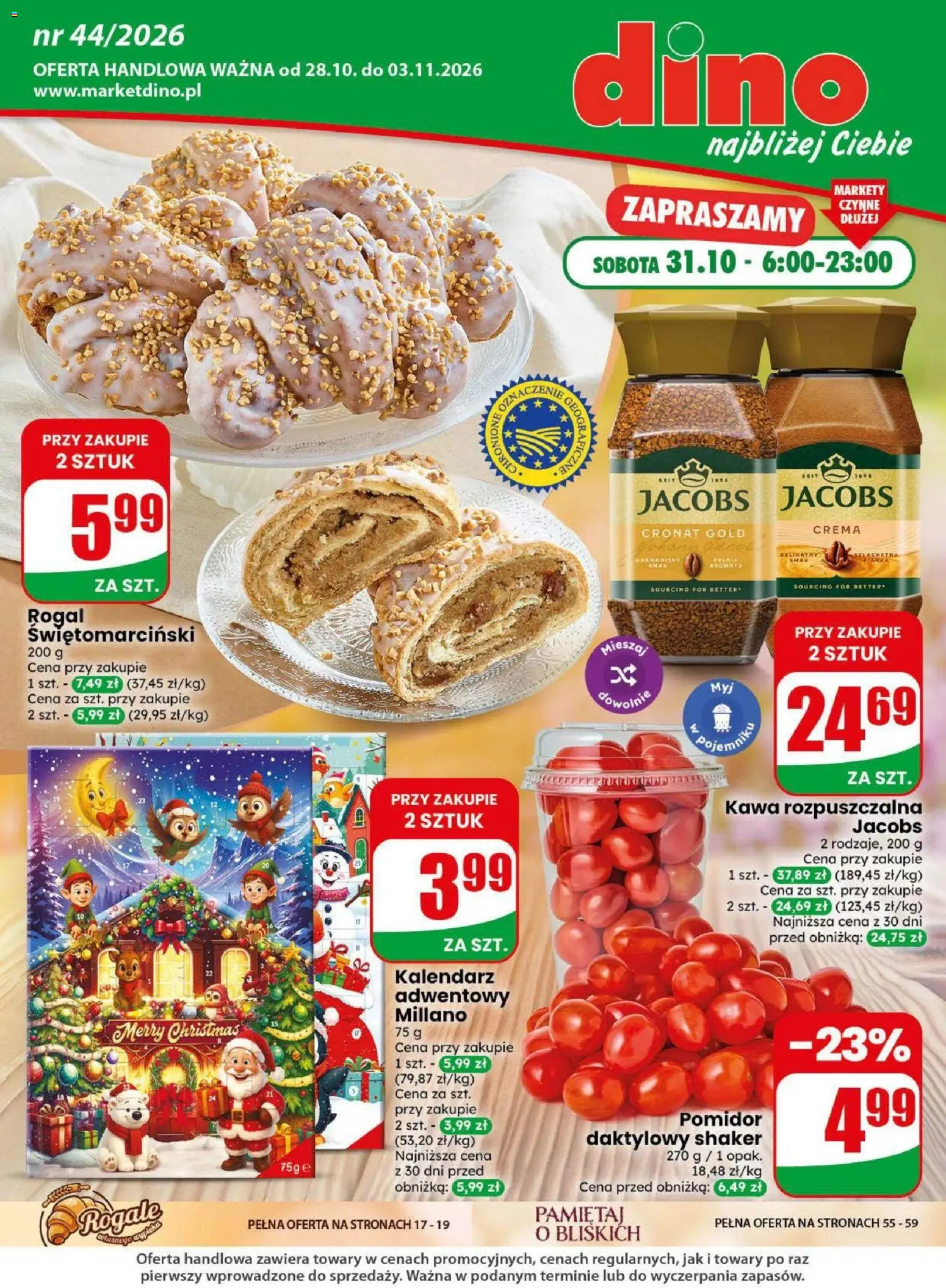 Dino gazetka - strona 1- ważny od 28.10.2026