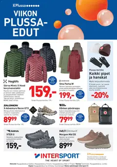 Esikatselu Intersport tarjoukset voimassa alkaen 10/10/2026
