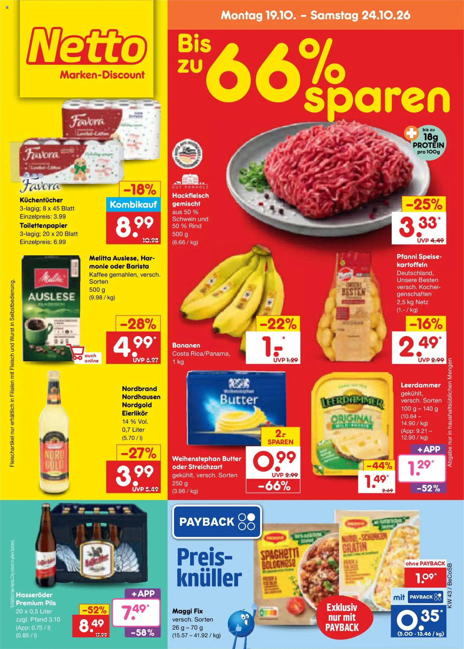 Netto Marken-Discount Prospekt - Seite 1 - gültig ab 19.10.2026