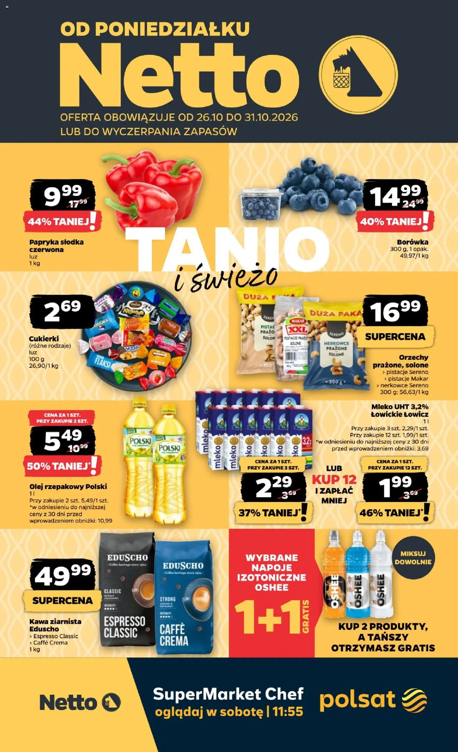 Netto gazetka od poniedziałku - strona 1- ważny od 26.10.2026