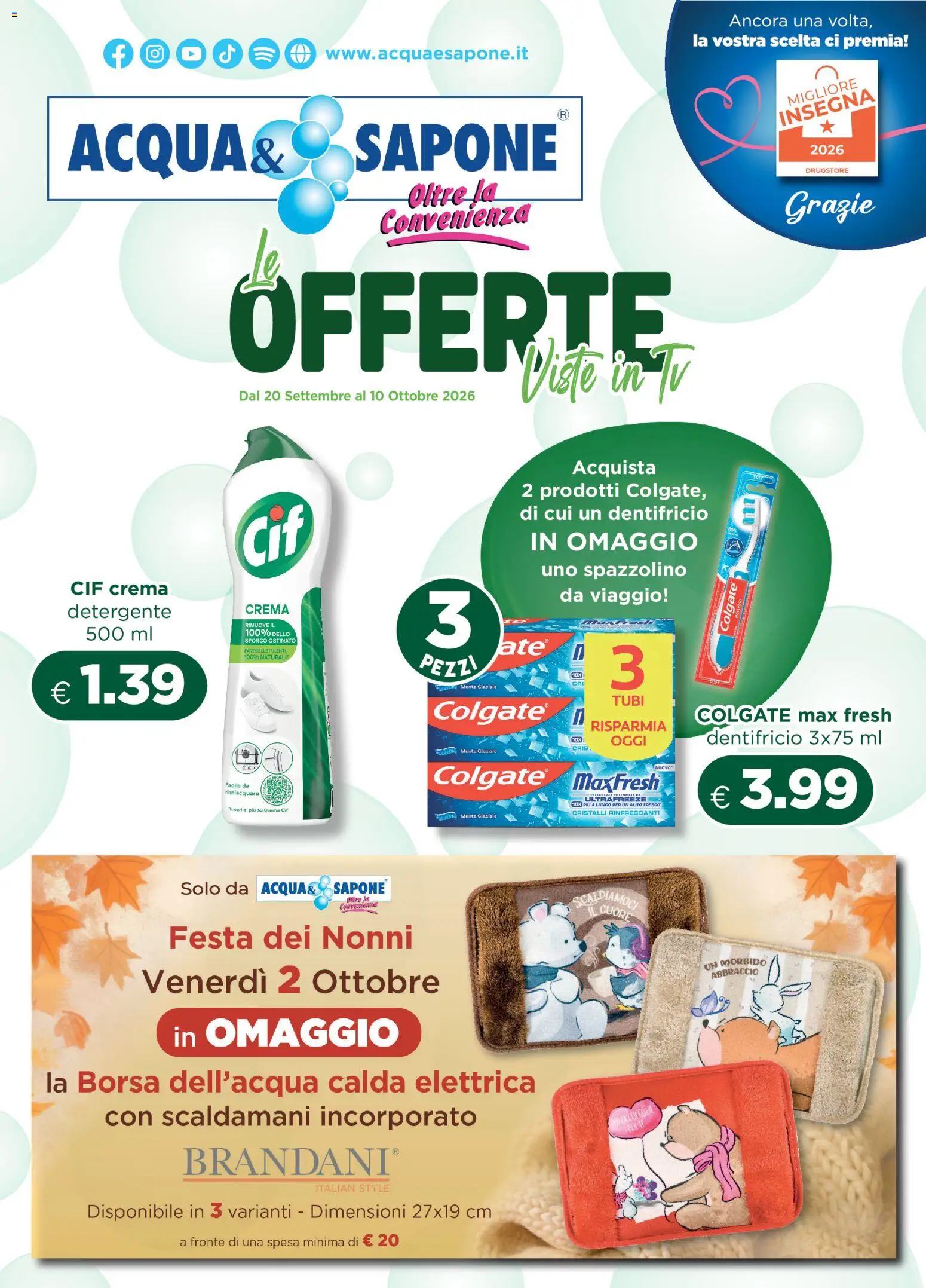 Acqua e Sapone volantino - pagina 1 - valido dal 20/09/2026