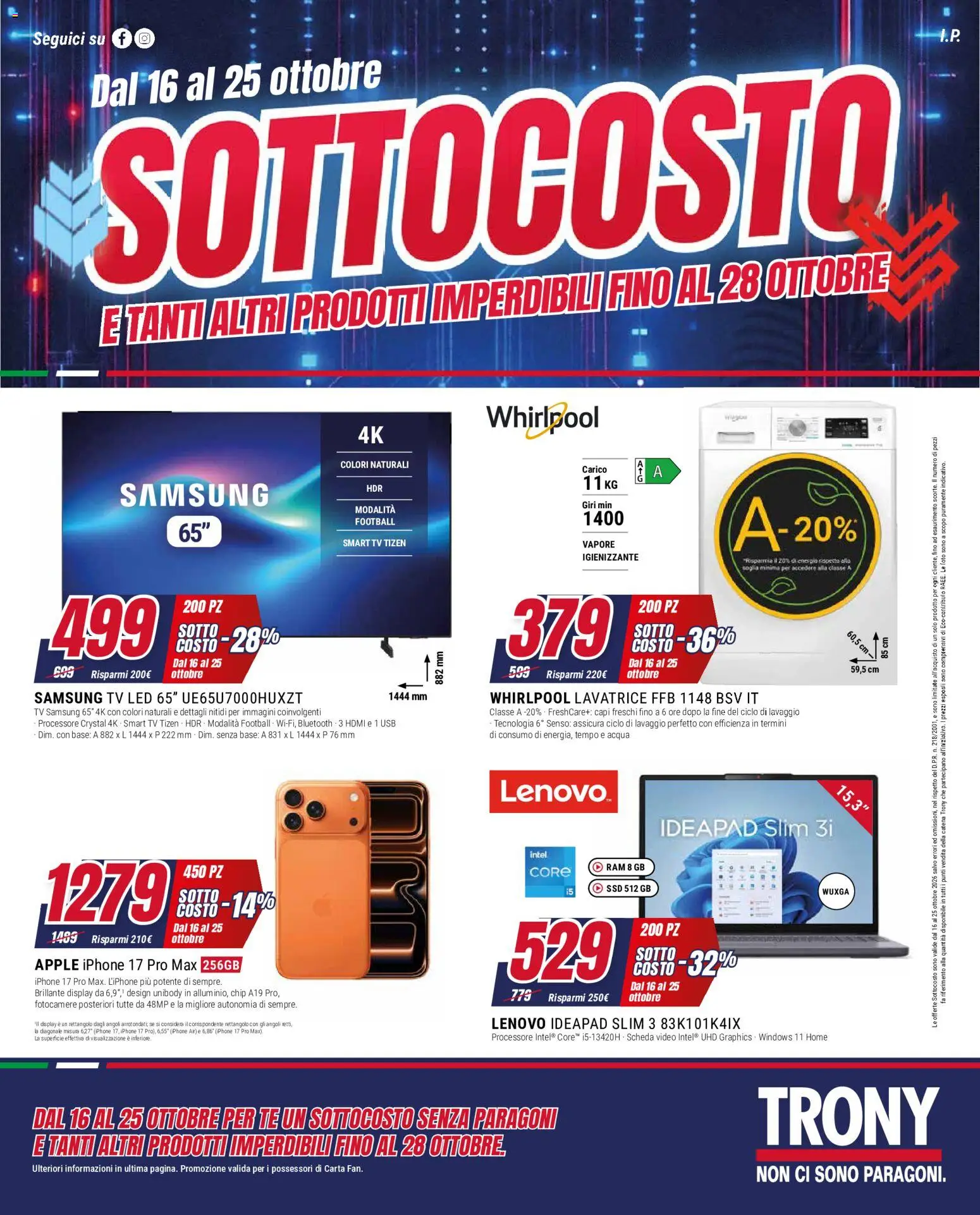 Trony volantino - pagina 1 - valido dal 16/10/2026