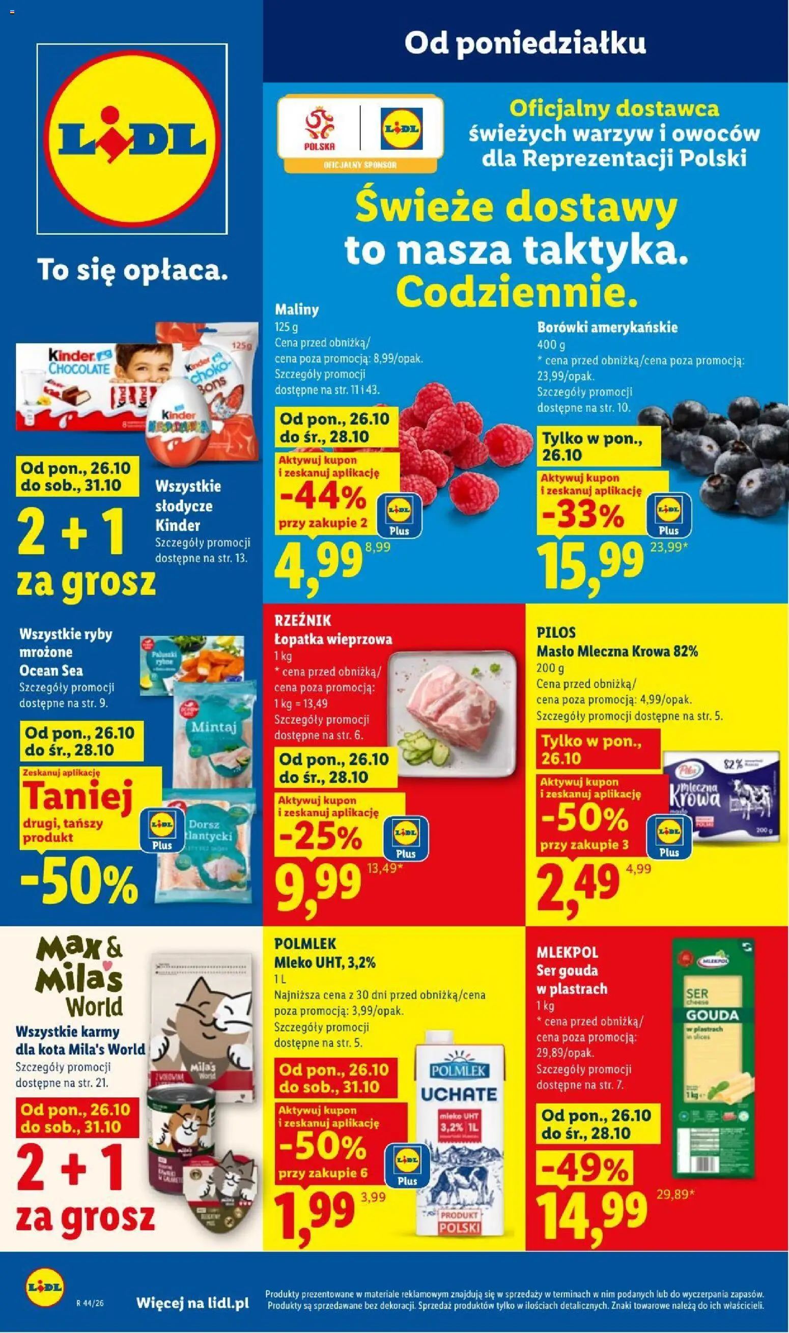 Lidl gazetka - strona 1- ważny od 26.10.2026