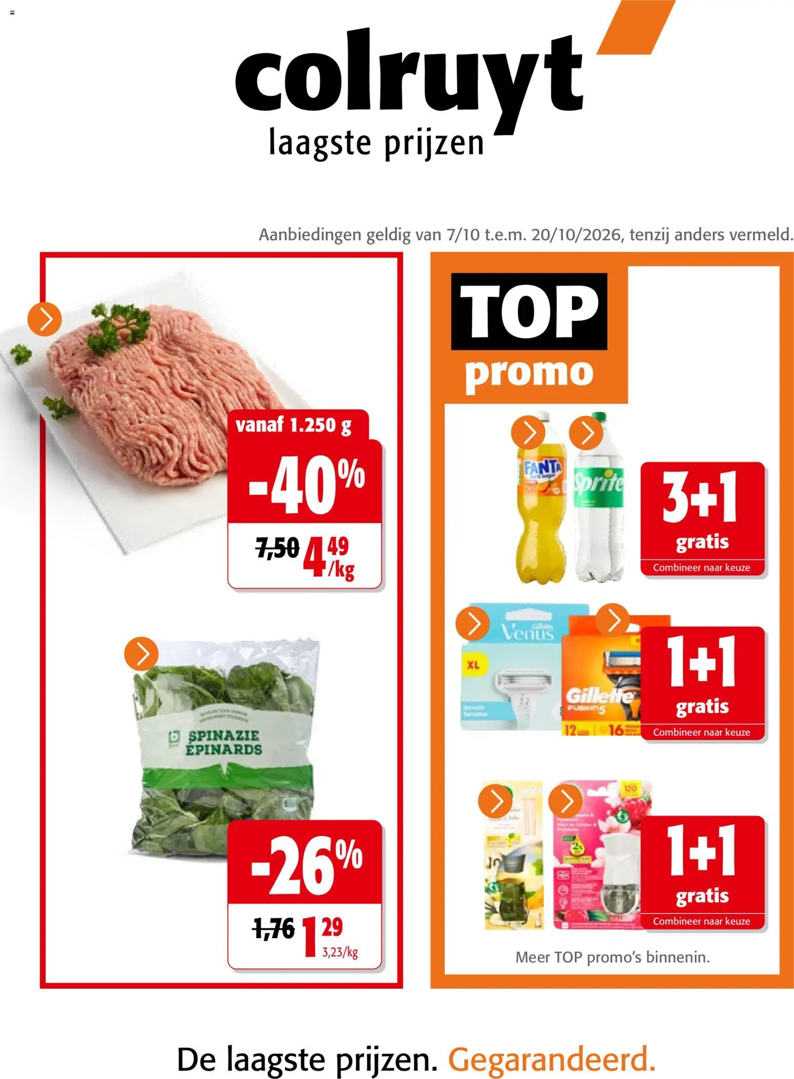 Colruyt folder - pagina 1- geldig vanaf 07/10/2026