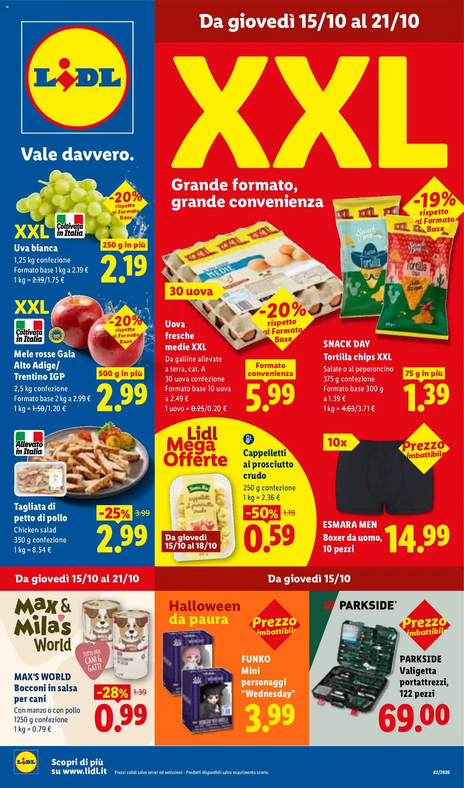 Lidl volantino - pagina 1 - valido dal 15/10/2026