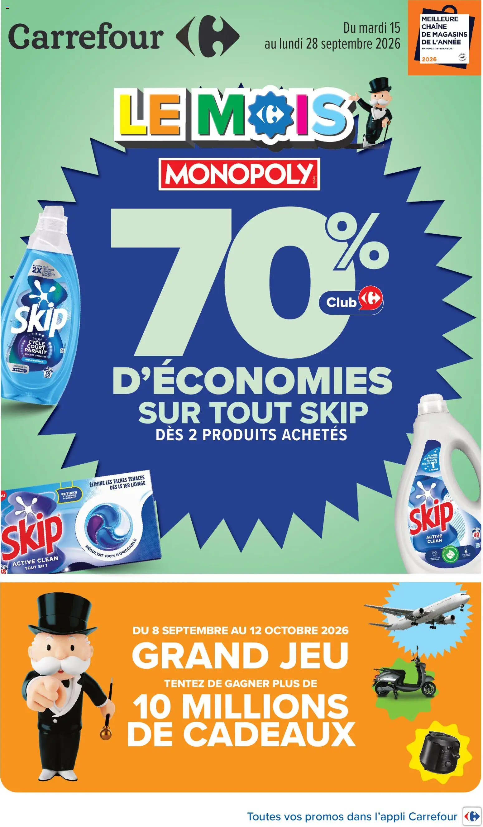 Carrefour Market catalogue - page 1 - valable à partir du 15/09/2026