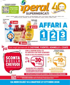 Anteprima Iperal volantino valida dal 14/10/2026