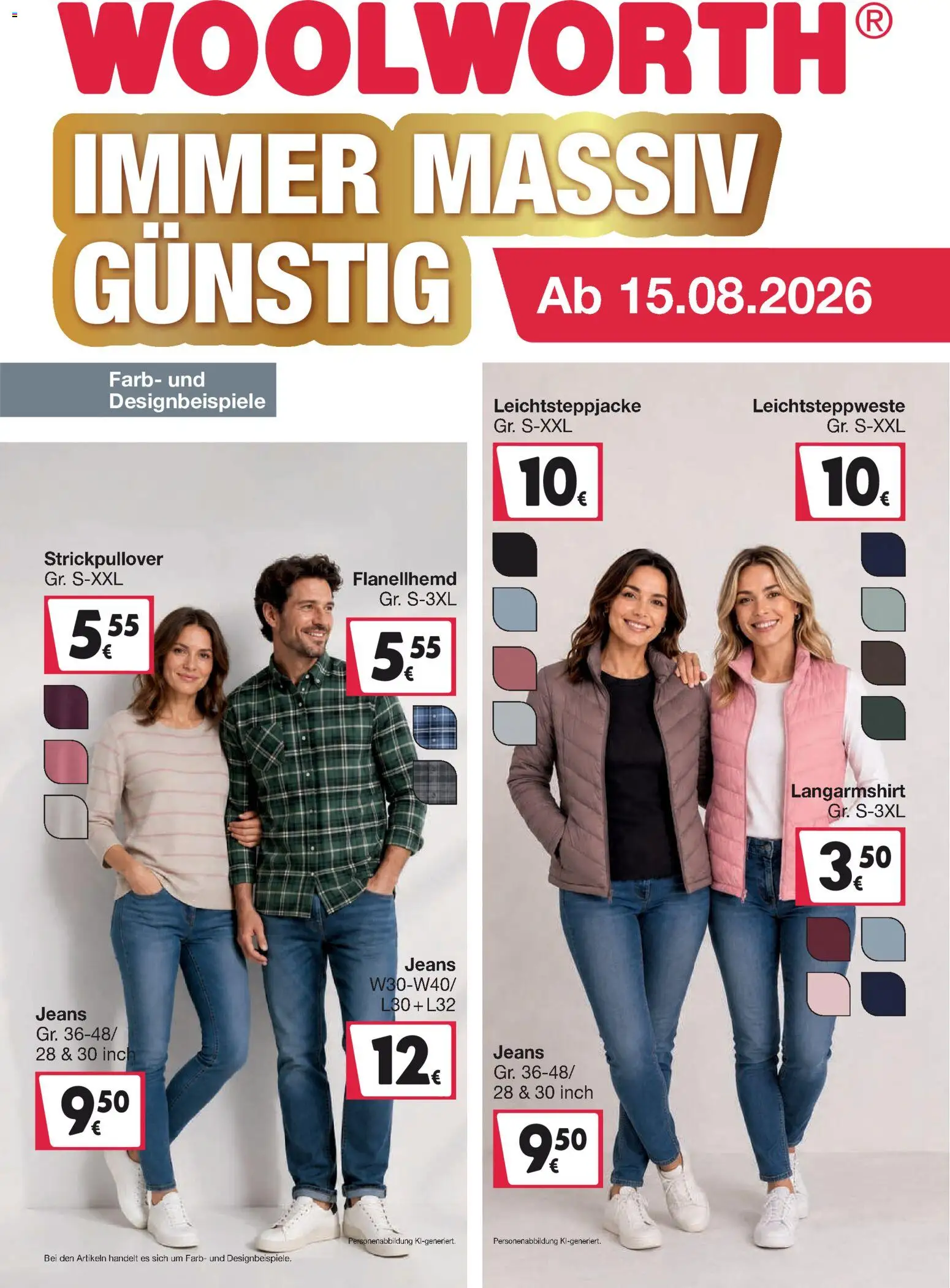 Woolworth Prospekt - Seite 1 - gültig ab 15.08.2026