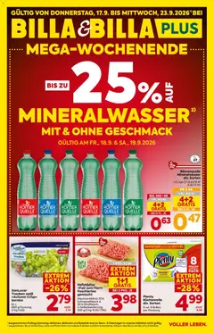 Vorschau Billa - Flugblatt gültig ab 17.09.2026