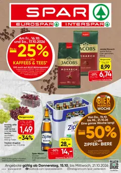 Vorschau Spar Flugblatt gültig ab 15.10.2026