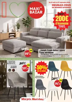 Aperçu Maxi Bazar catalogue valable à partir du 31/08/2026