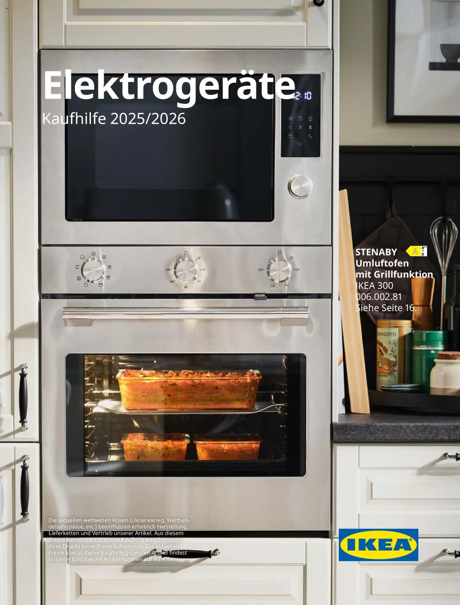 Elektrogeräte - Seite 1 - gültig ab 02.01.2026