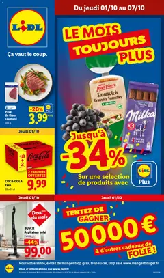 Aperçu LIDL catalogue valable à partir du 01/10/2026