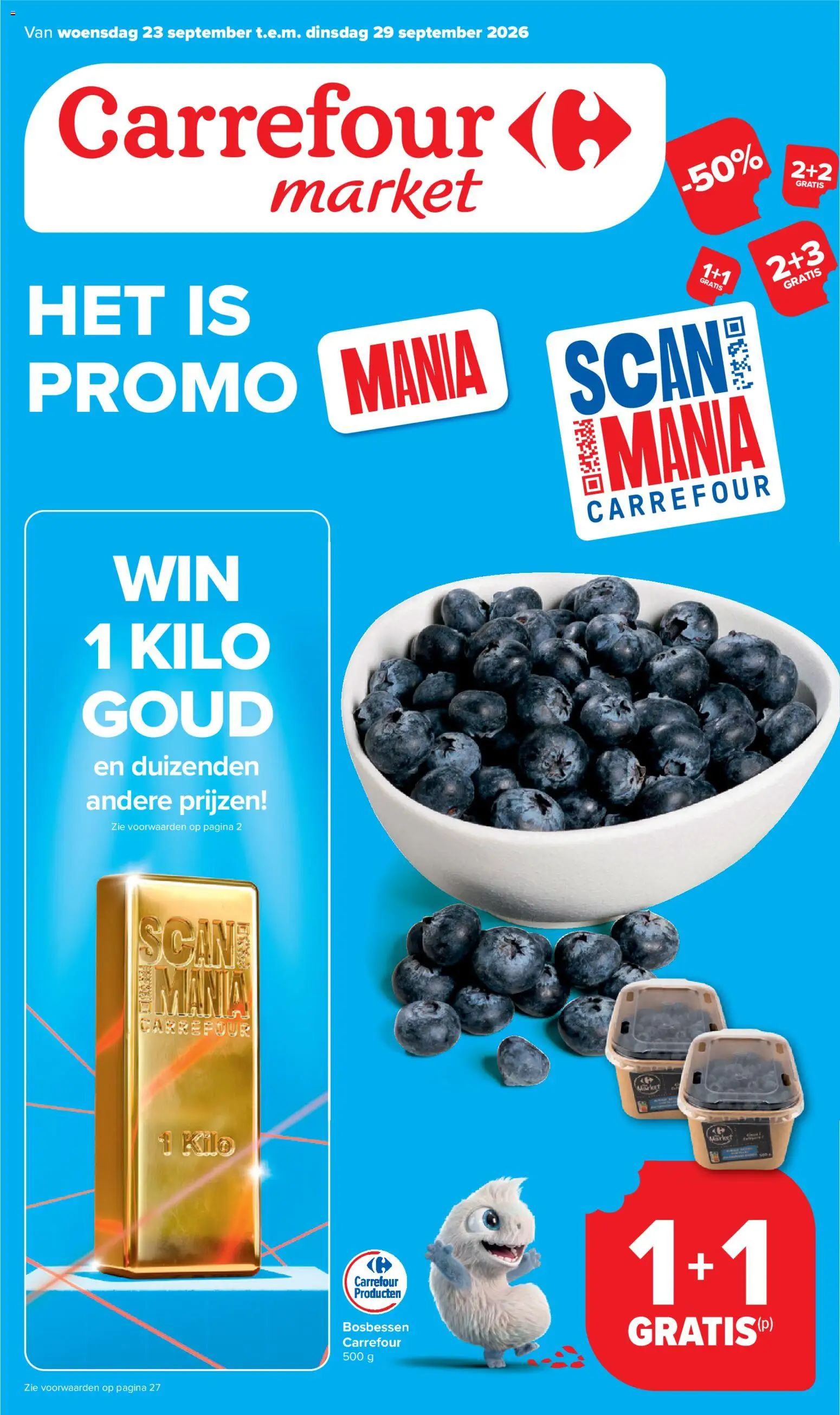 Carrefour market folder week 39 - pagina 1- geldig vanaf 23/09/2026