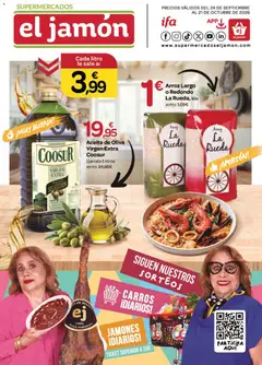 Vista previa del folleto Supermercados El Jamón folleto válido desde 24/09/2026
