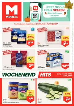Vorschau MPREIS Flugblatt gültig ab 08.10.2026
