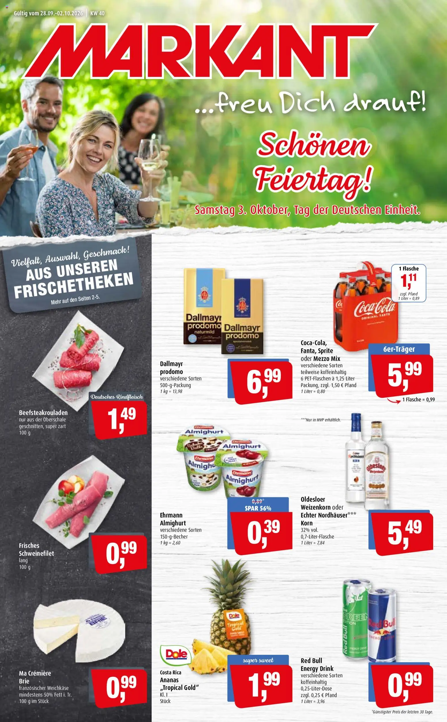 Markant Prospekt - Seite 1 - gültig ab 28.09.2026