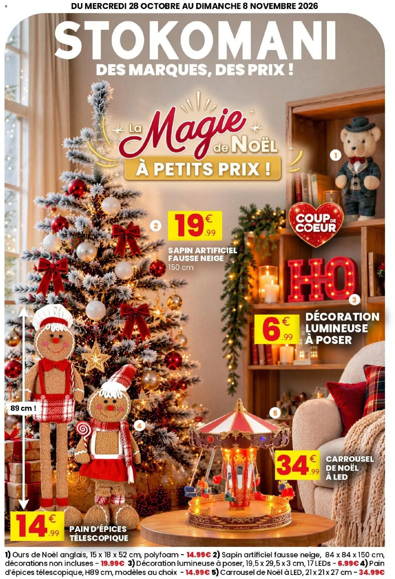Stokomani catalogue - page 1 - valable à partir du 28/10/2026