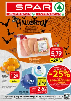 Vorschau Spar Flugblatt gültig ab 22.10.2026