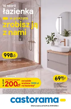 Podgląd Castorama gazetka ważny od 16.09.2026