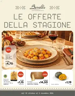 Anteprima Borello Supermercati volantino valida dal 19/10/2026