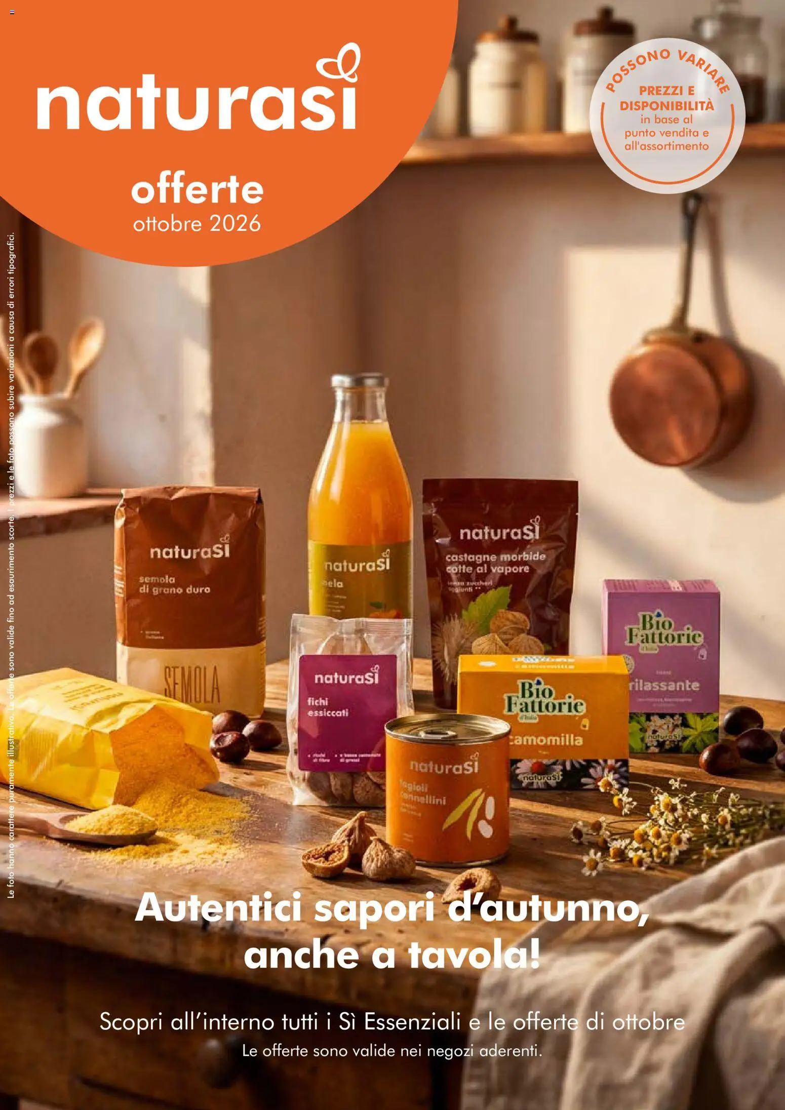 Natura Sì volantino - pagina 1 - valido dal 07/10/2026