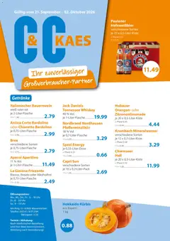 Vorschau C&C Prospekt gültig ab 21.09.2026