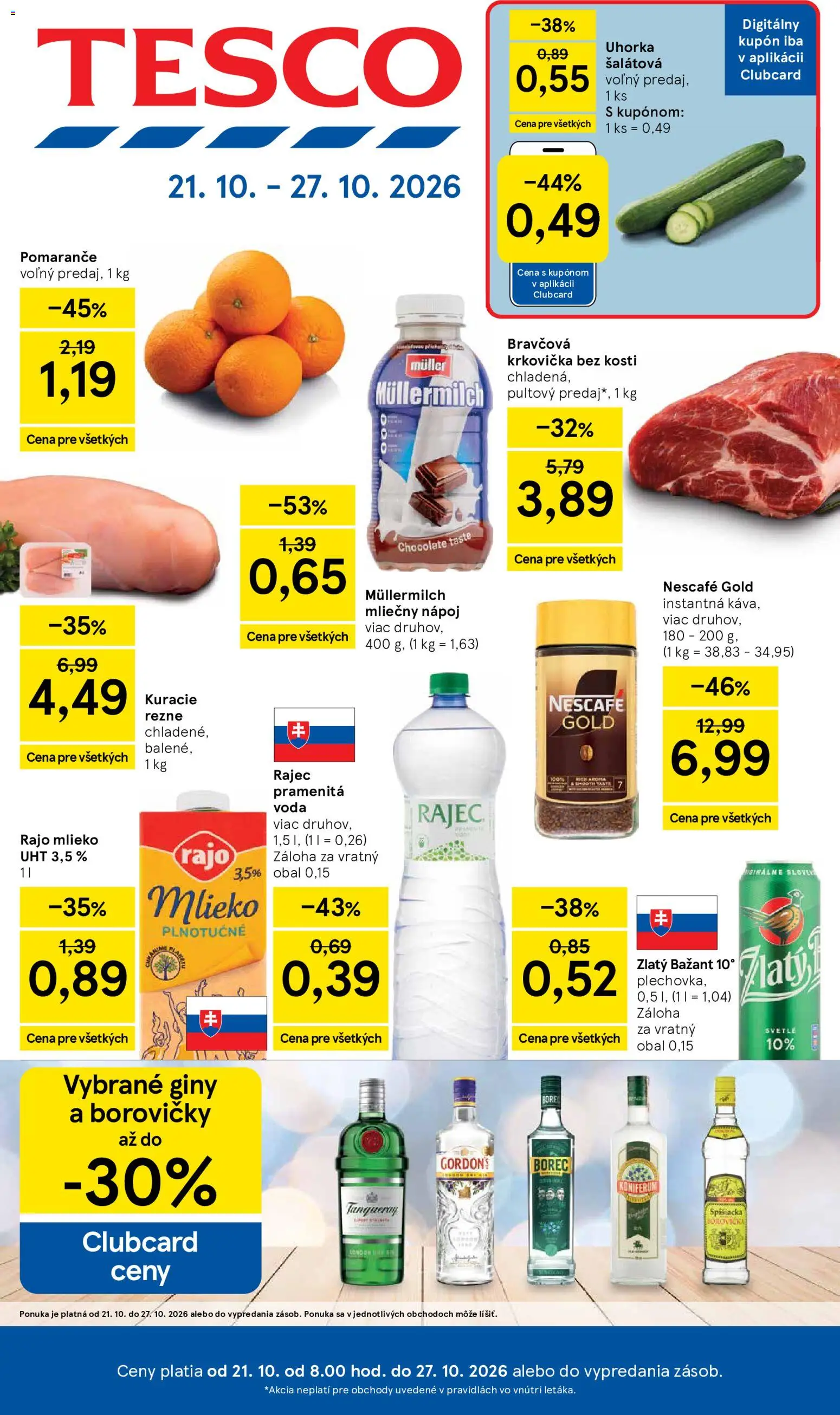 Tesco Hypermarket - leták - strana 1- platný od 21.10.2026