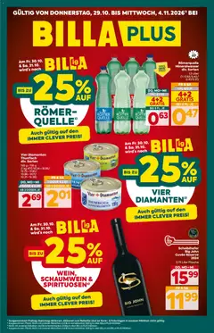 Vorschau Billa Plus Flugblatt gültig ab 29.10.2026