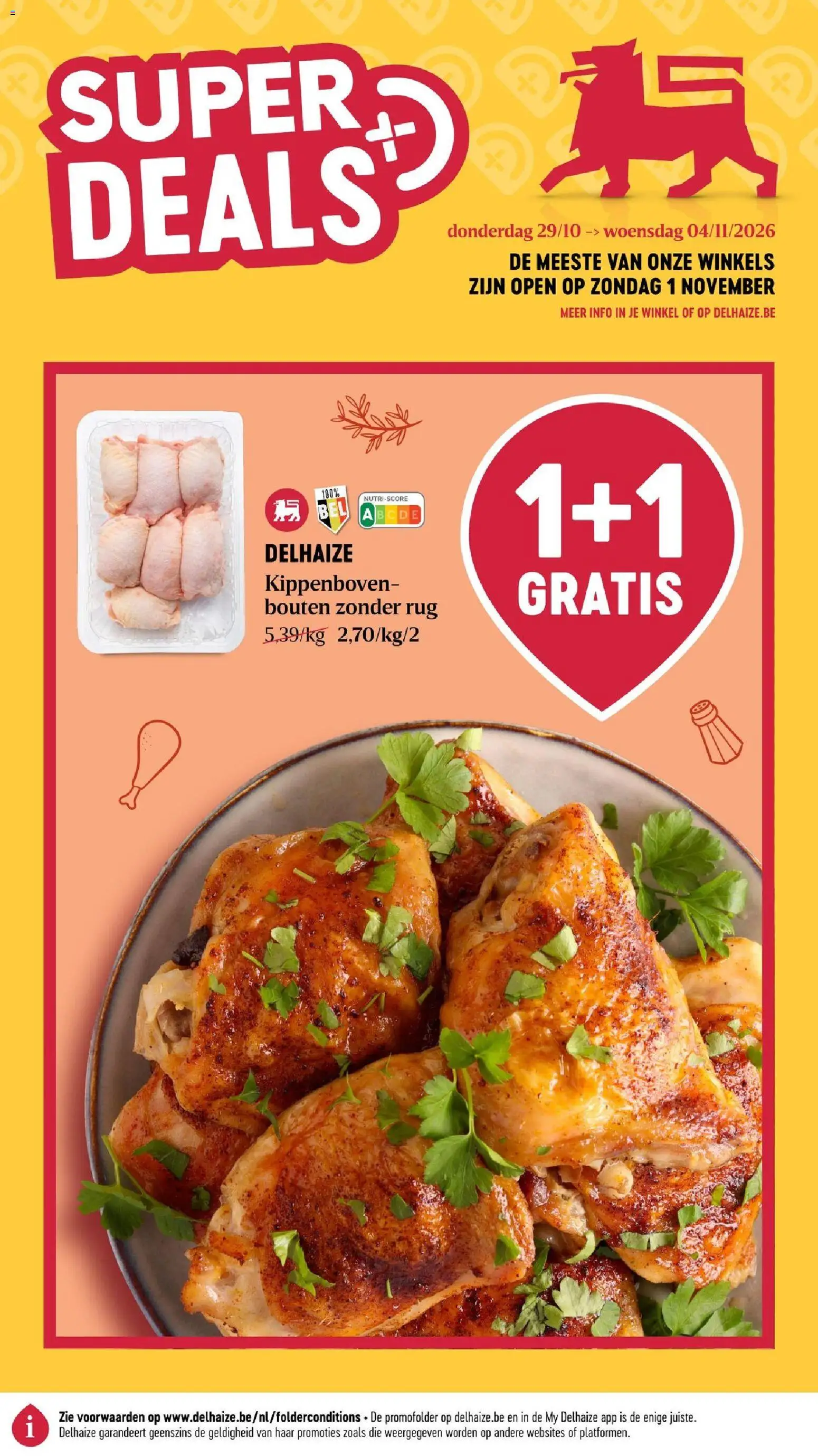 Delhaize folder - pagina 1- geldig vanaf 29/10/2026