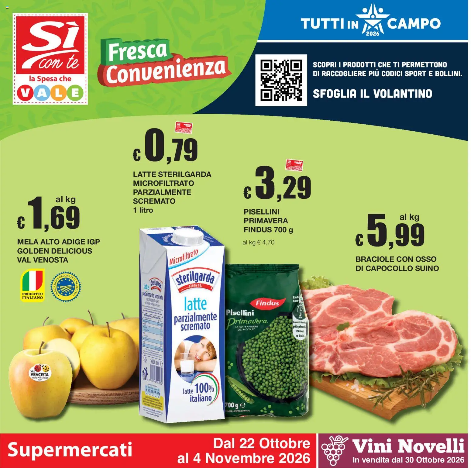 Sì con Te volantino - pagina 1 - valido dal 22/10/2026